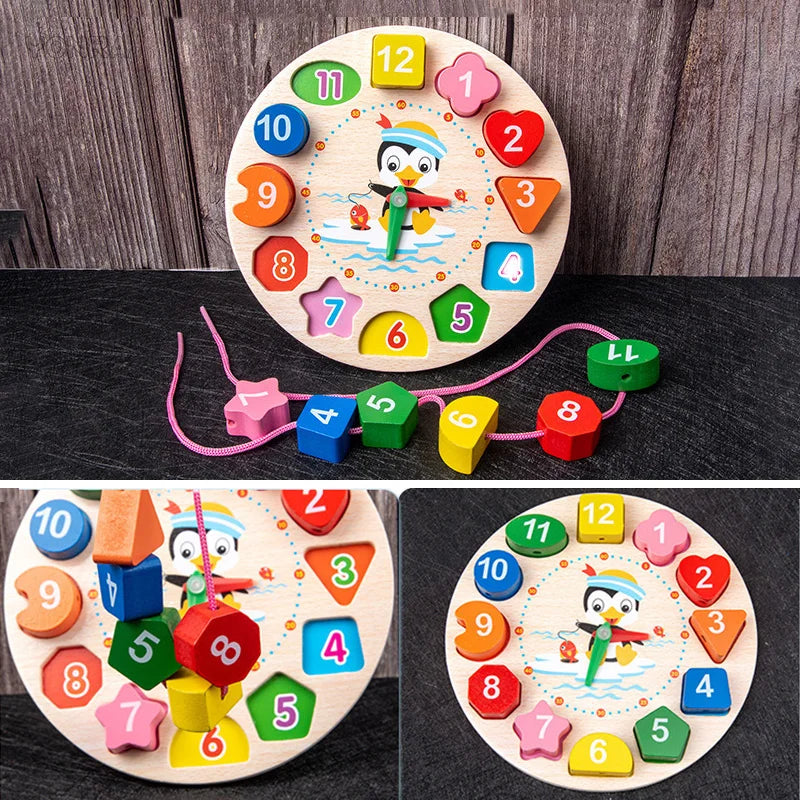 9-in-1 Wooden Montessori Musical Toy Set – Sensory Rattle, Bell, Drum & Early Learning - Kidz Garage