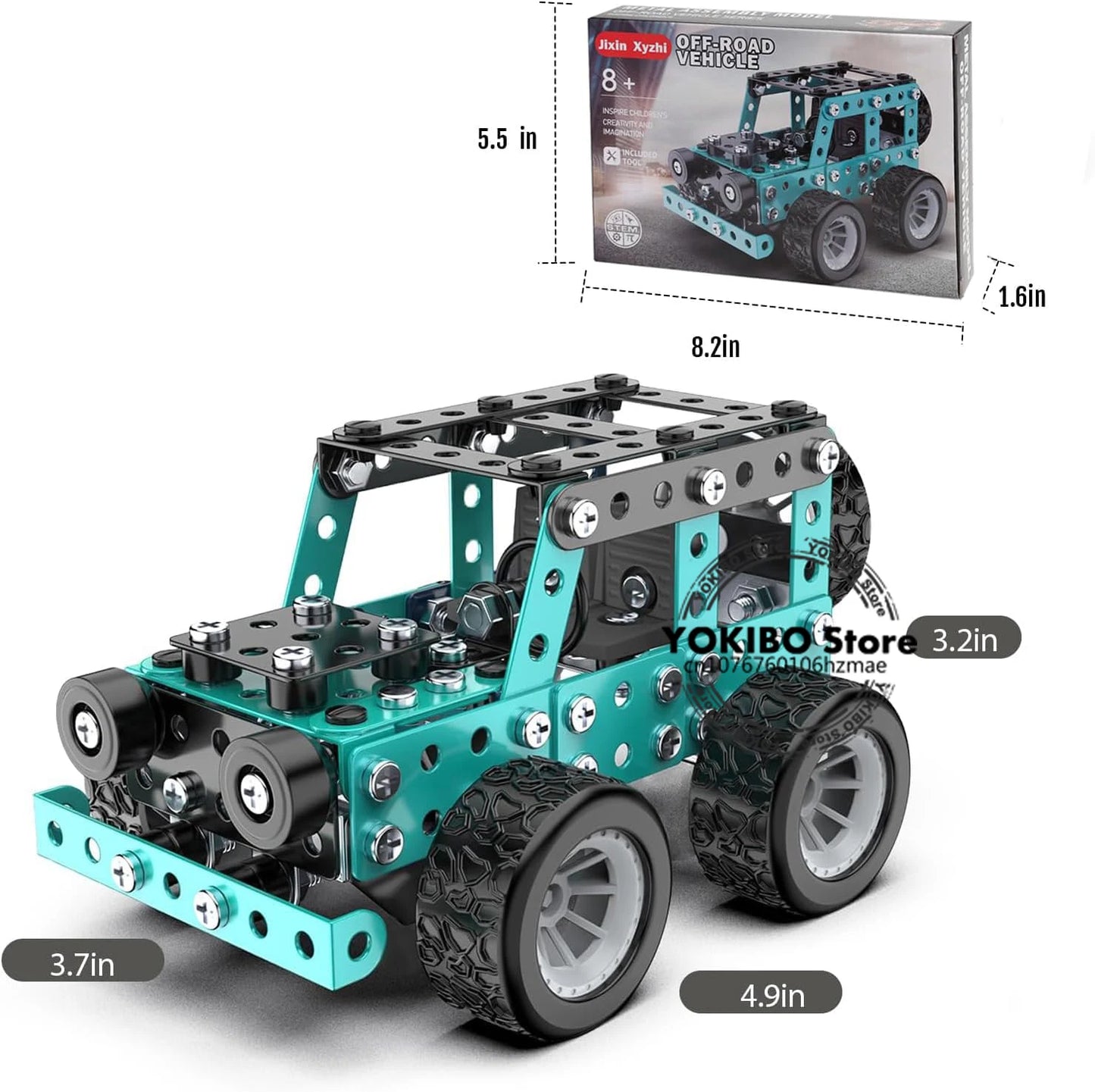 3D Puzzle Off-Road Model Car Kit - Stem DIY TOY - Kidz Garage