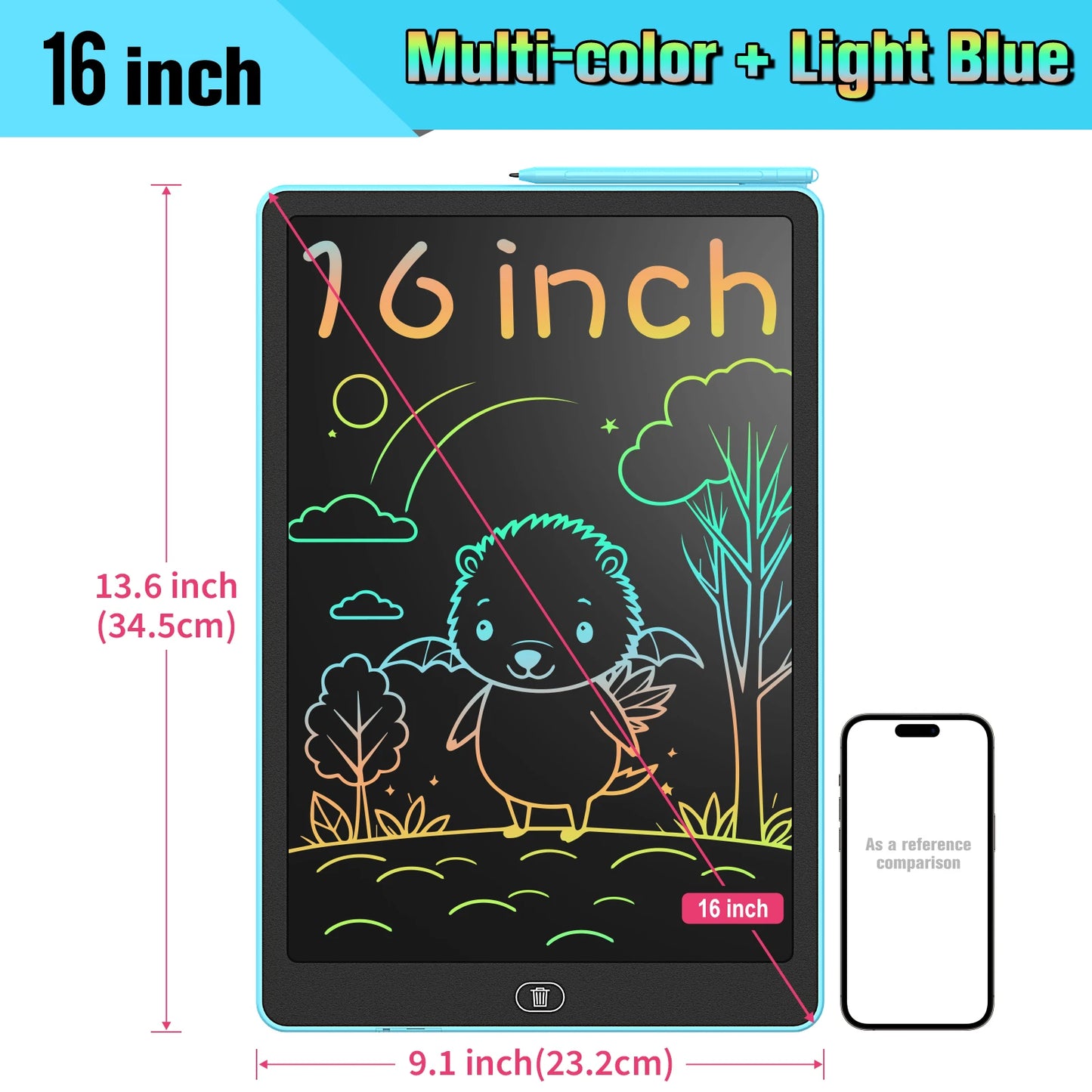 Erasable Electronic Drawing Board for Learning & Creativity - Kidz Garage