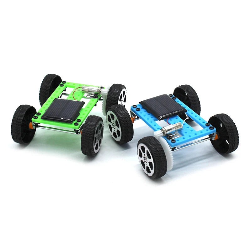 DIY Handmade Assembled Solar Energy Toy Car – Creative Science Physical Gizmo Learning Kit for Kids - Kidz Garage