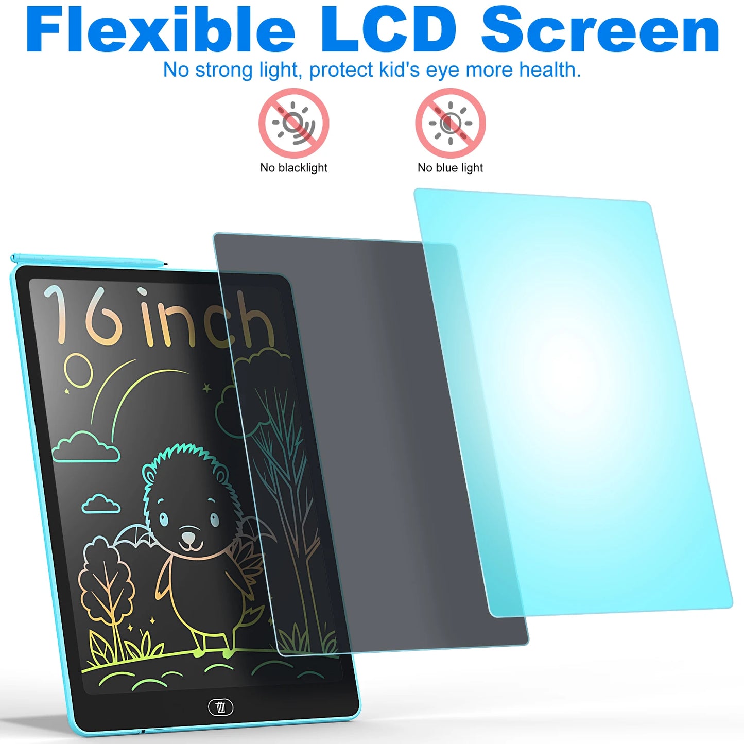 Erasable Electronic Drawing Board for Learning & Creativity - Kidz Garage