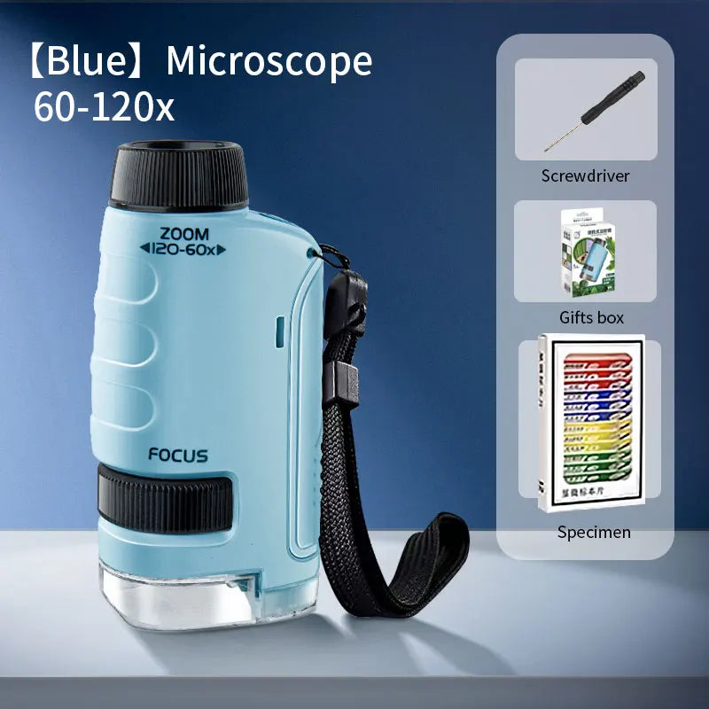 Kids Science Microscope Toy – STEM Learning Kit for Young Explorers (Ages 3+) - Kidz Garage