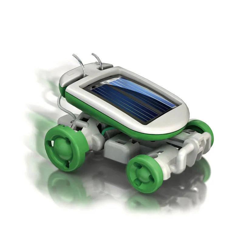 6-in-1 DIY Solar-Powered Robot Kit – Building | STEM Educational Toy for Kids - Kidz Garage