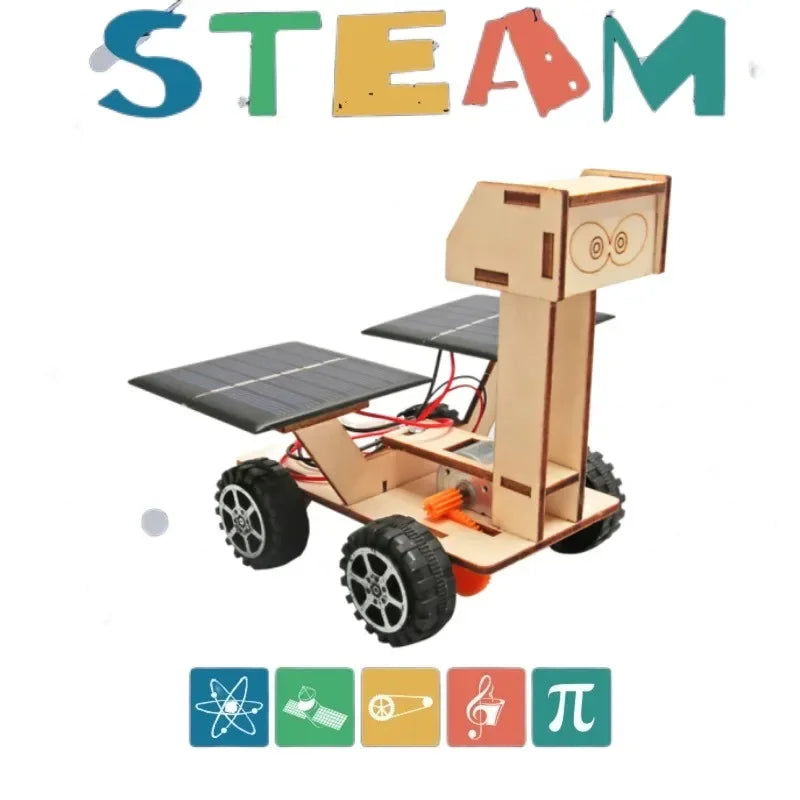 Solar Lunar Exploration Vehicle – DIY Mars Rover Robot STEM Kit for Kids - Kidz Garage
