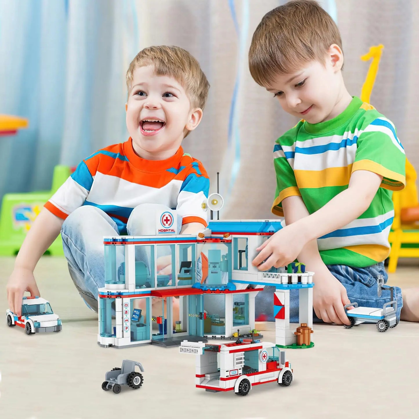 3-in-1 City Hospital Building Blocks Set – STEM tOY - Kidz Garage