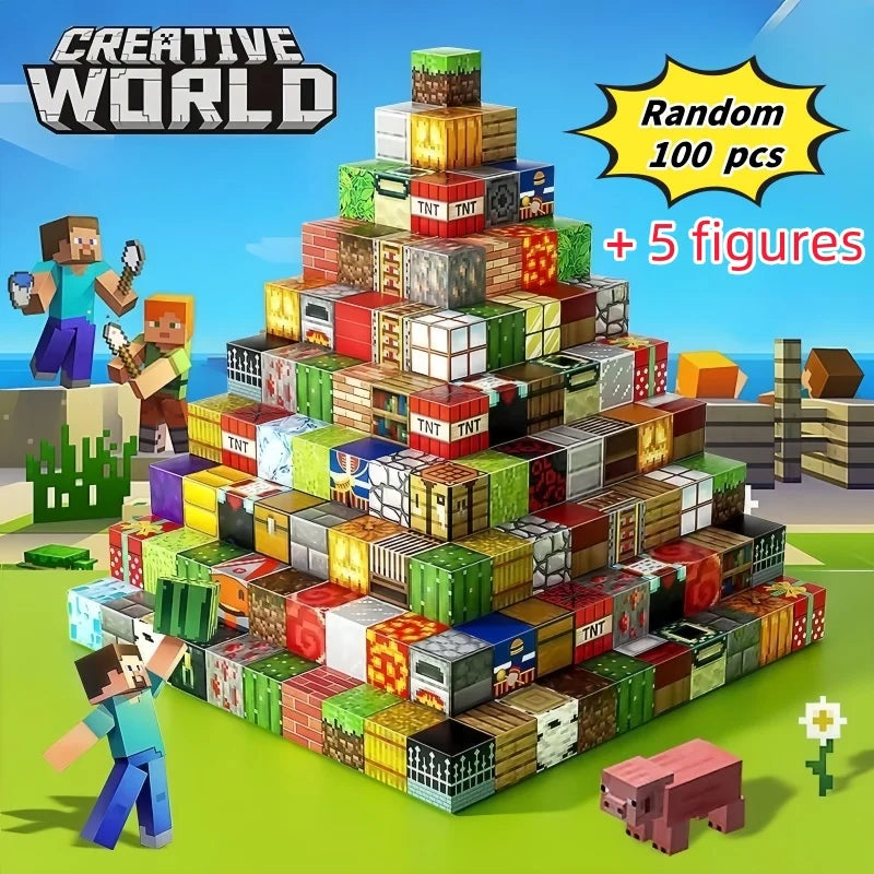 STEM Magnetic Building Blocks Kit – Creative Engineering Construction Toy Set for Kids Ages 3–12 - Kidz Garage