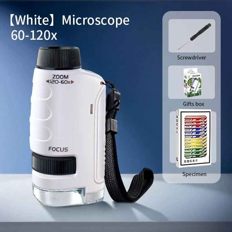 Kids Science Microscope Toy – STEM Learning Kit for Young Explorers (Ages 3+) - Kidz Garage