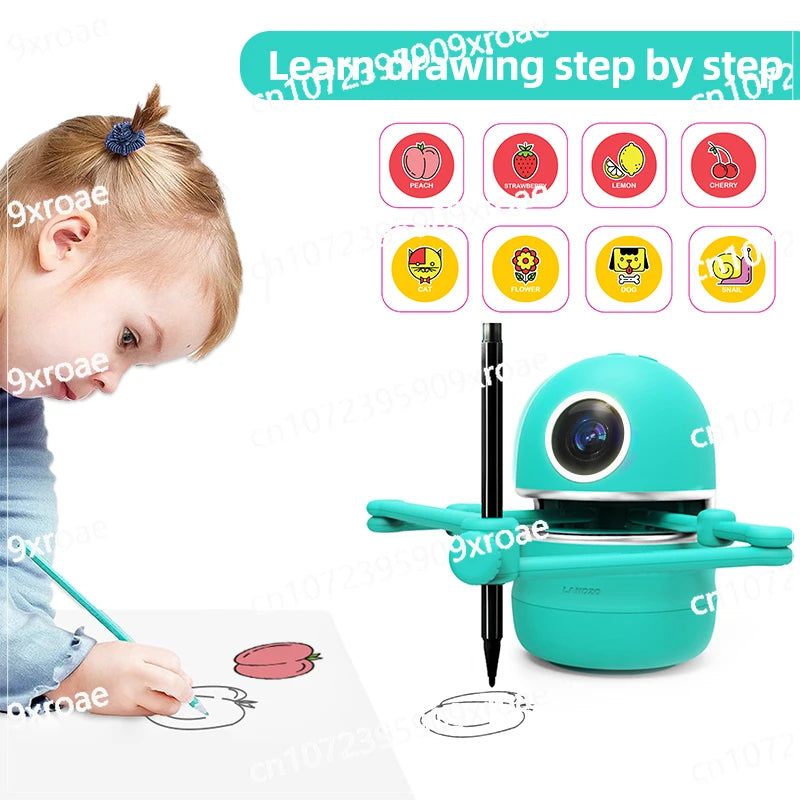 Smart AI Drawing & Math Teaching Robot – Quincy STEM Learning Toy for Kids - Kidz Garage