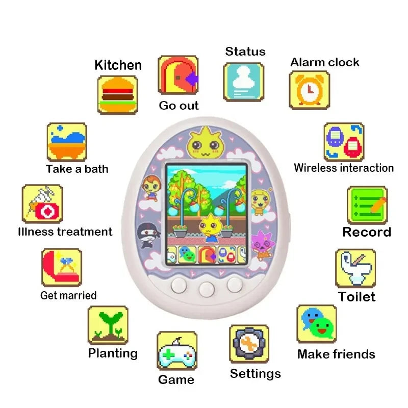Tamagotchi-Style Virtual - Interactive Digital Pet Toy for Kids - Kidz Garage