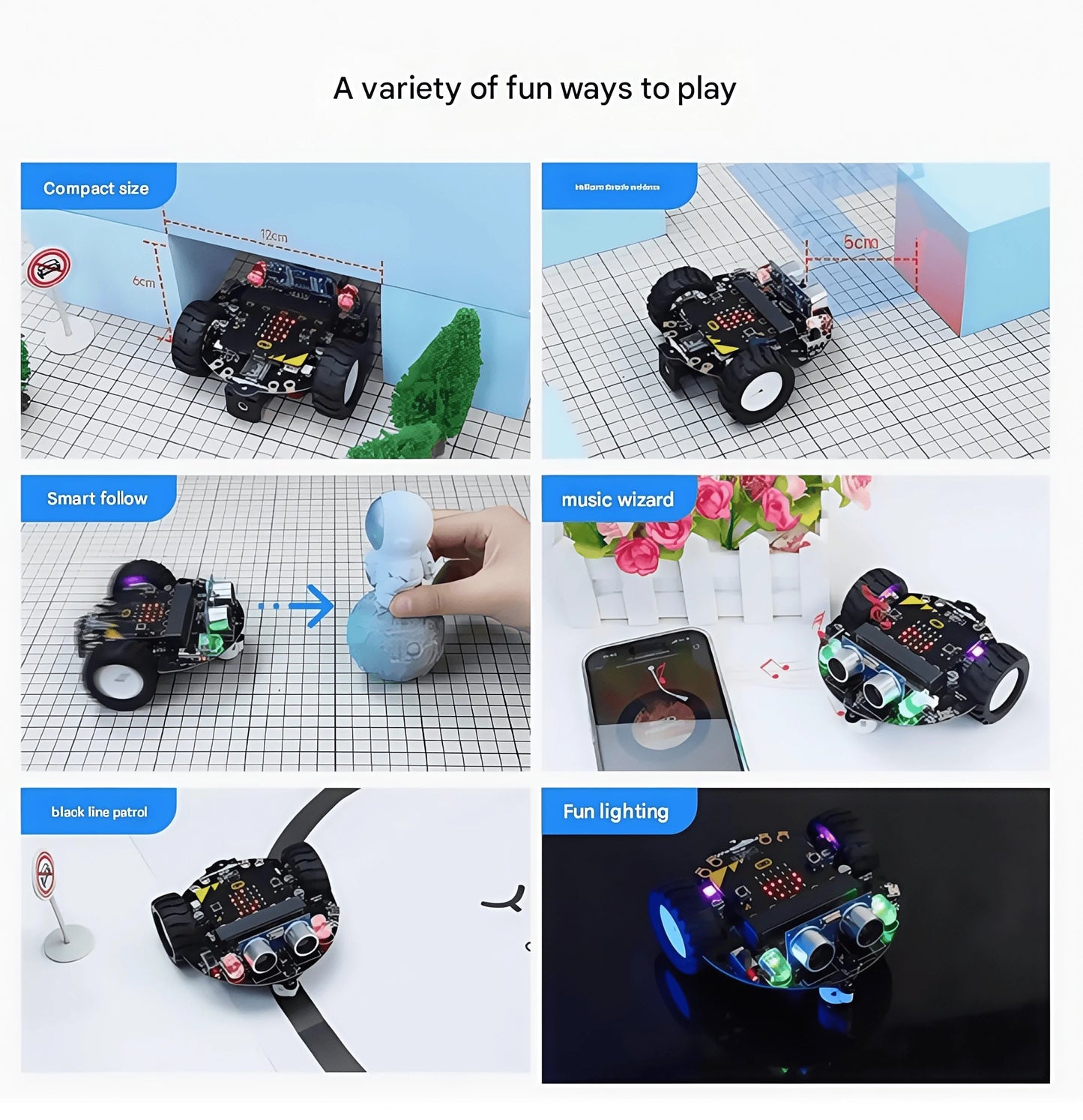 AI Video Robot – Programmable Smart Car with Visual Recognition & Python Coding - Kidz Garage