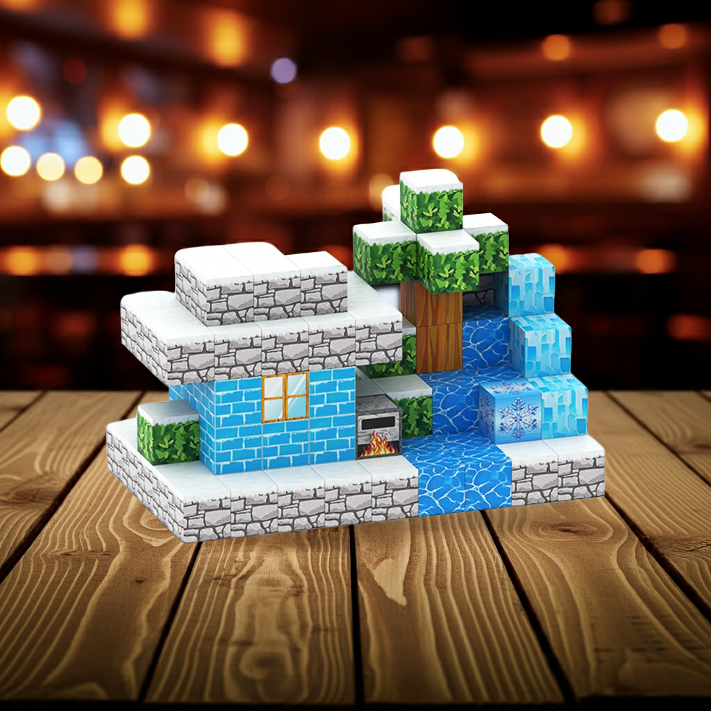 112-Piece Magnetic Building Blocks Cube Set – STEM Montessori Construction Toy