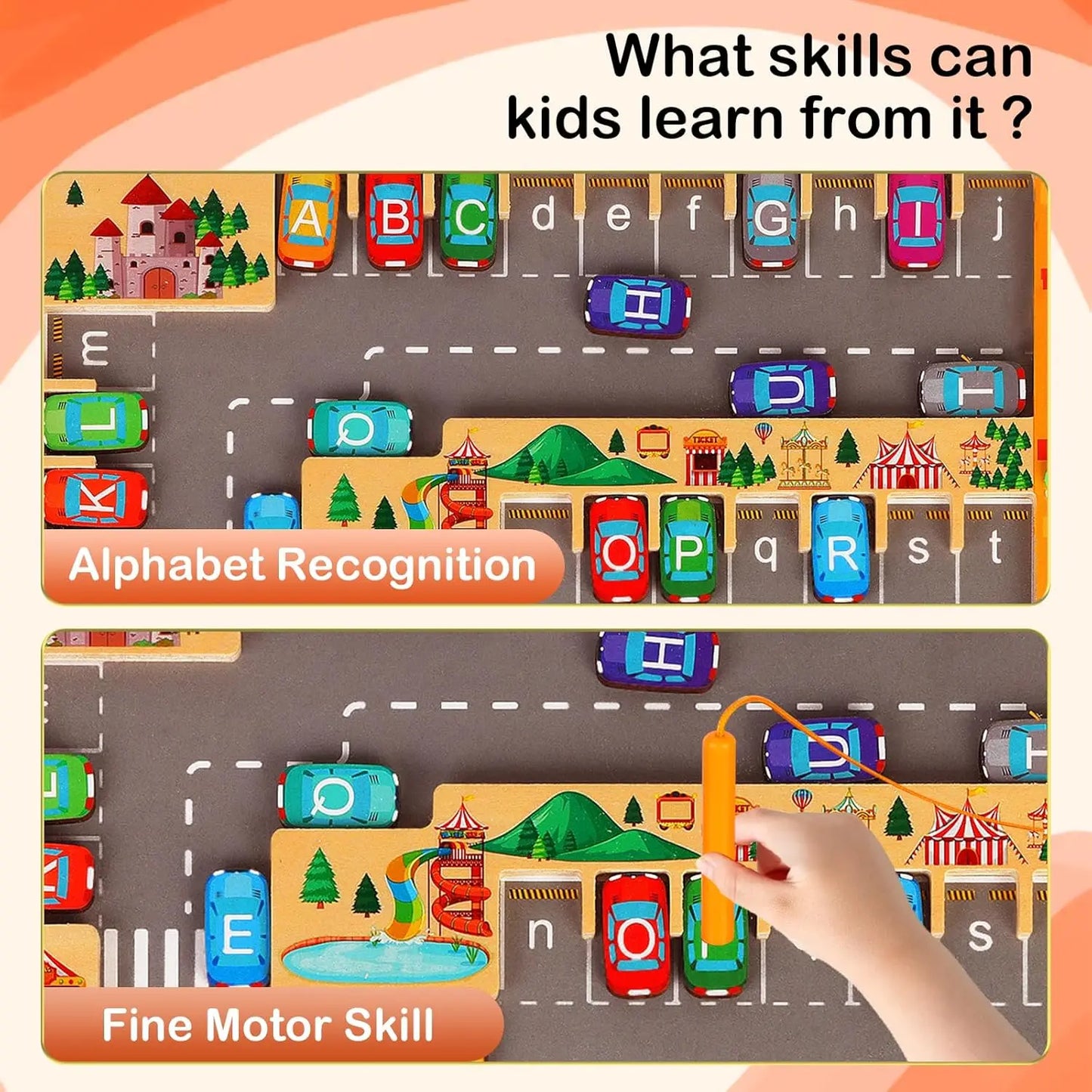 Montessori Magnetic Alphabet Maze Puzzle – Educational Toy - Kidz Garage