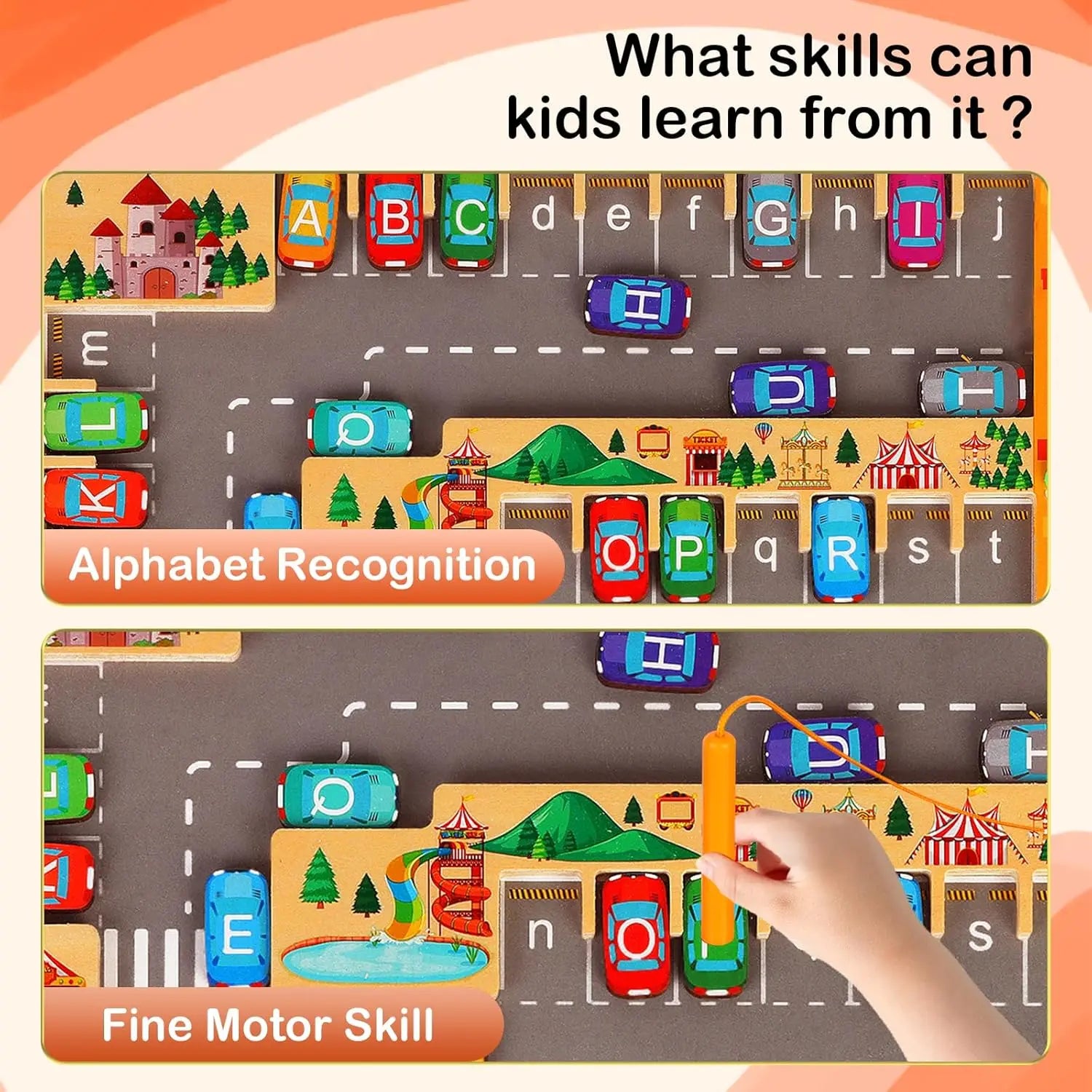 Montessori Magnetic Alphabet Maze Puzzle – Educational Toy - Kidz Garage