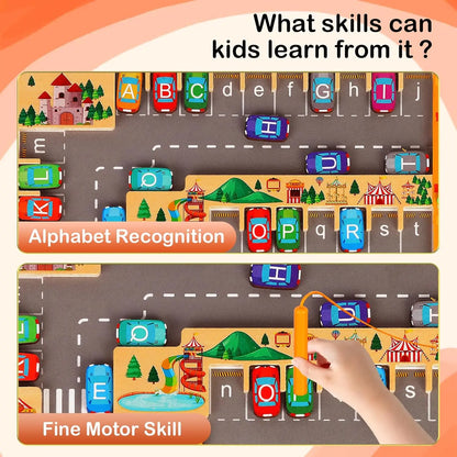Montessori Magnetic Alphabet Maze Puzzle – Educational Toy - Kidz Garage