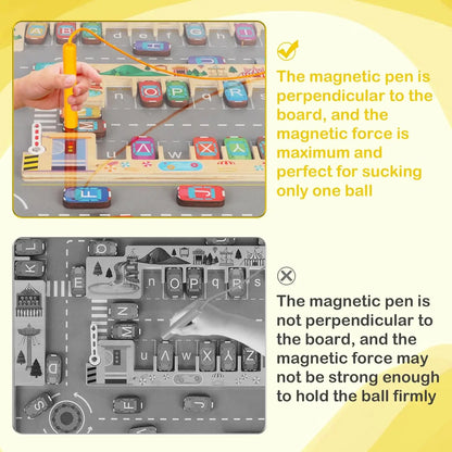 Montessori Magnetic Alphabet Maze Puzzle – Educational Toy - Kidz Garage