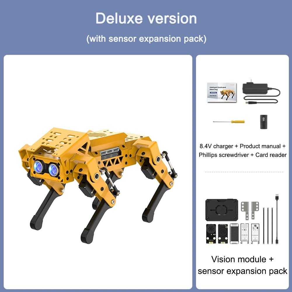 AI Robot Dog – Visual Bionic Robotics Kit , stem, Arduino & Scratch Programming - Kidz Garage