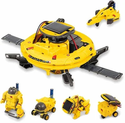 6-in-1 STEM Solar Robot Kit – Educational Science Building Toy for Kids - Kidz Garage