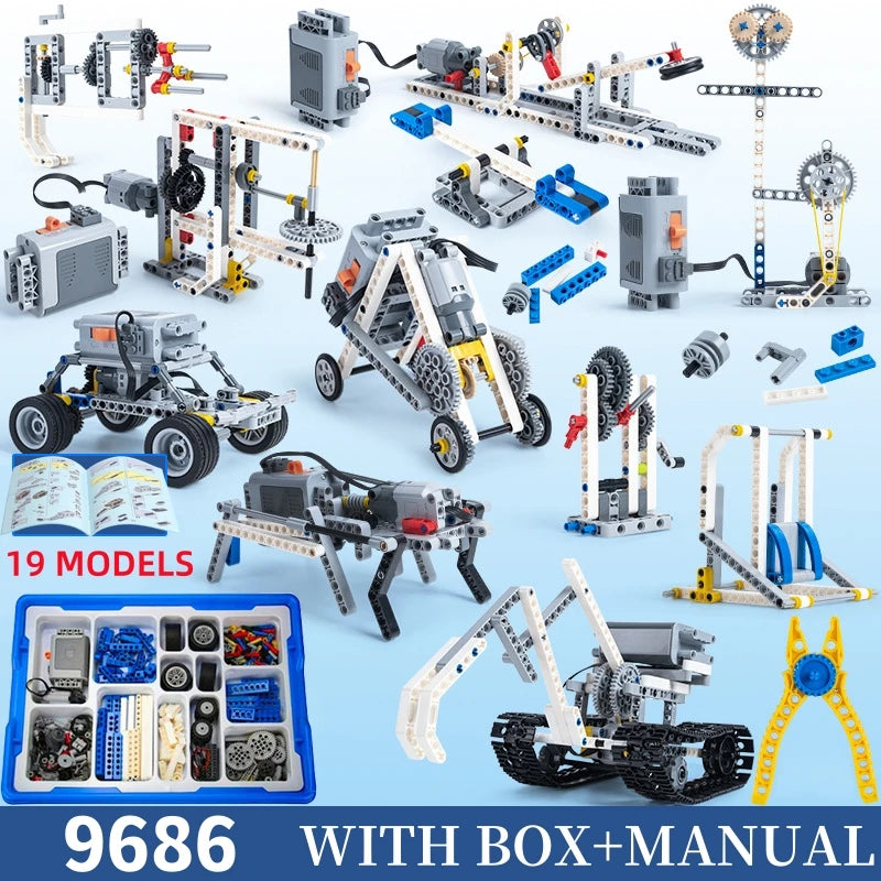 STEM DIY Programming Kit – 396-Piece Educational Building Block Set for Kids - Kidz Garage