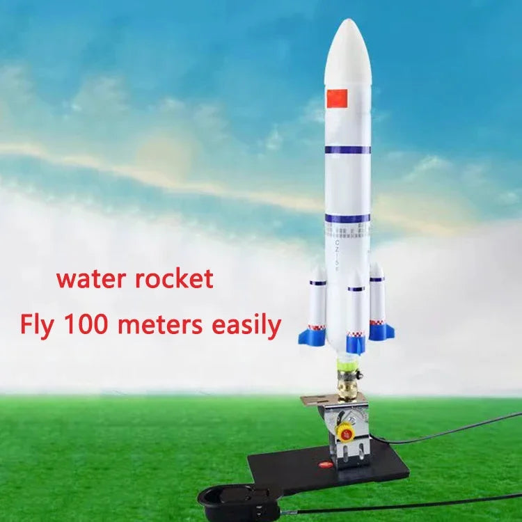 Water Jet Rocket Launcher – High-Flying Outdoor STEM Toy for Kids - Kidz Garage