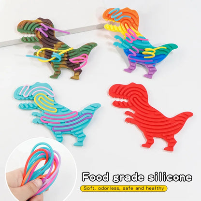 Silicone Sensory Activity Board – Montessori Fidget Toy for Skill Development - Kidz Garage