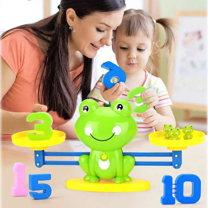 STEM Montessori Frog Balance Math Game – Educational Counting Toy for Kids Ages 3+ - Kidz Garage
