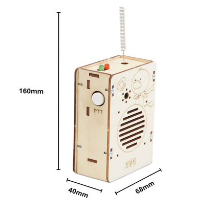 DIY Wireless Walkie-Talkie Model – STEM Science Experimental Toy Kit for Kids - Kidz Garage
