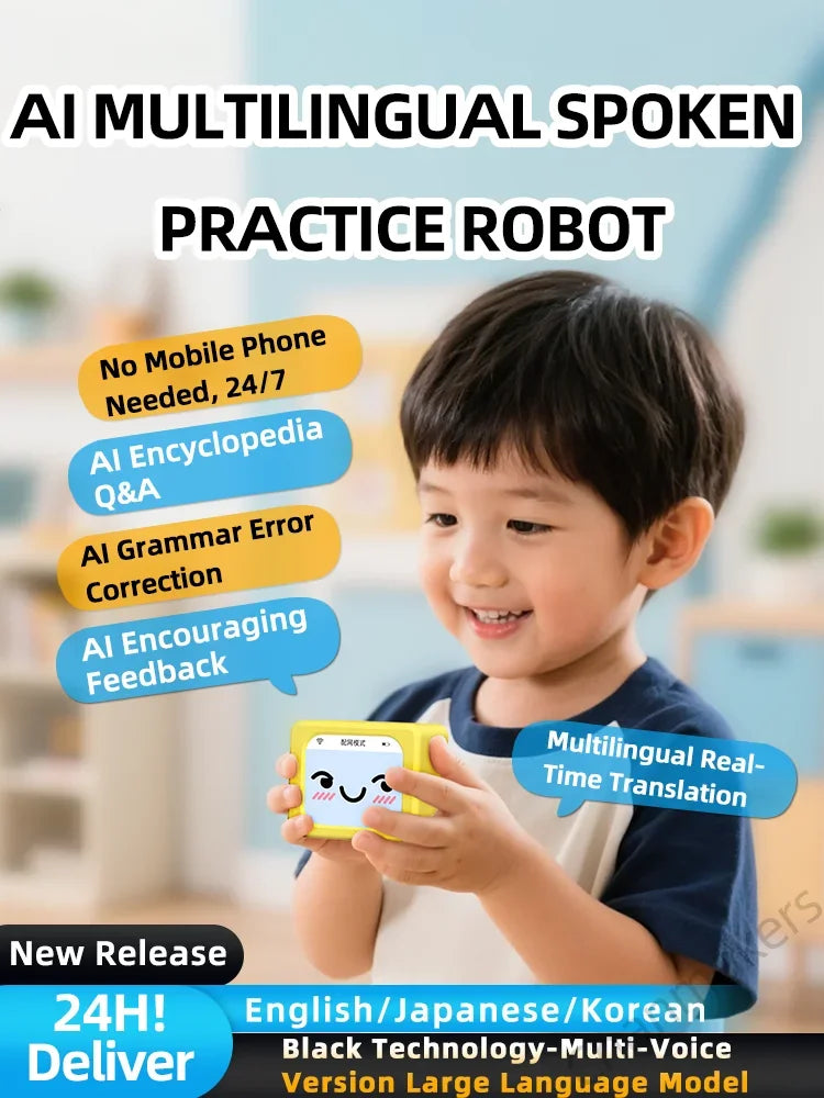 AI Language Chat box – Smart Interactive Learning Robot for Kids - Kidz Garage