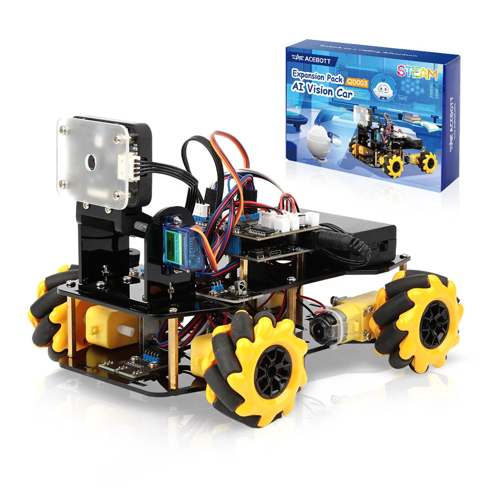 AI Robot Car Kit with Real-Time Object Detection –  Smart Robotics Programming stem Kit - Kidz Garage