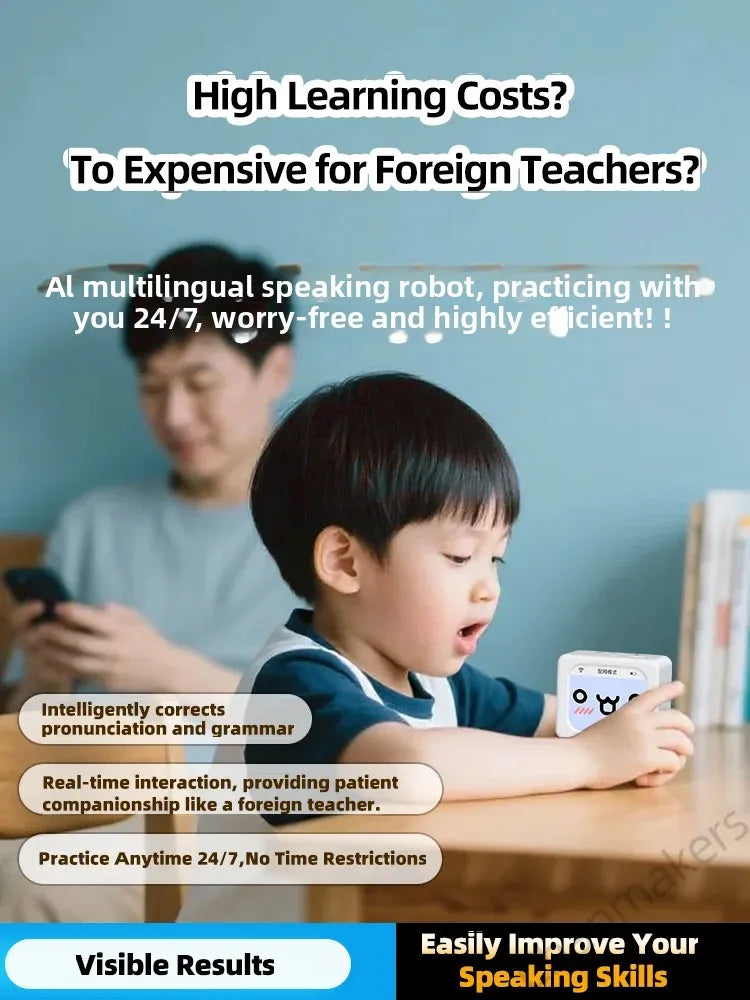 AI Language Chat box – Smart Interactive Learning Robot for Kids - Kidz Garage