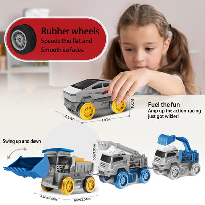 Magic Climbing Race Car Toy with Flexible Space Track – Engineering Train Track Toy - Kidz Garage