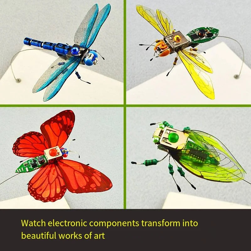 STEAM DIY Robotic Insects Kit – Buildable Electronic Animal for Kids’ School Projects & Competitions - Kidz Garage