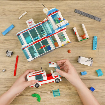 3-in-1 City Hospital Building Blocks Set – STEM tOY - Kidz Garage