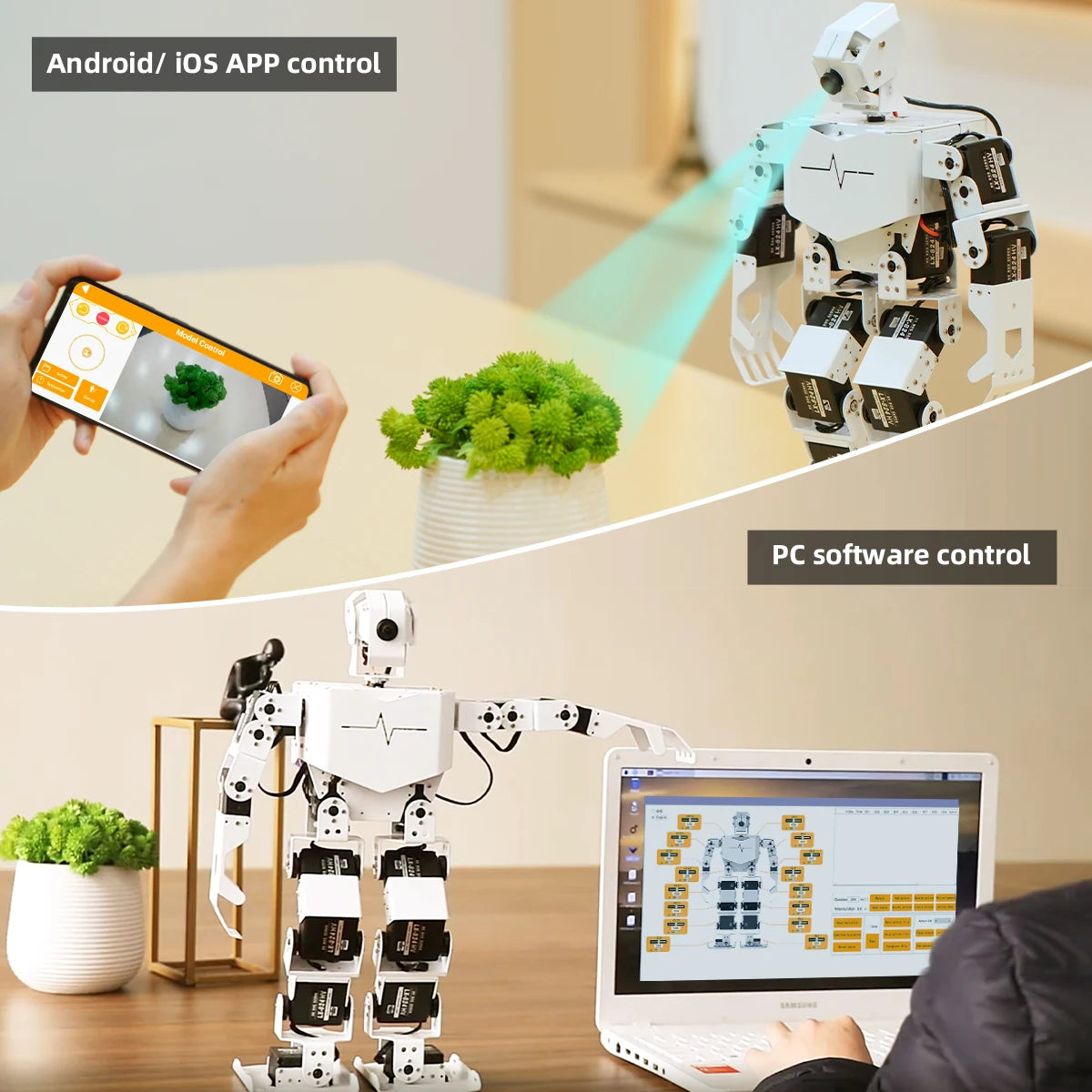AI Intelligent Visual Humanoid Robot – Raspberry Pi Powered Educational STEM Learning Assistant - Kidz Garage