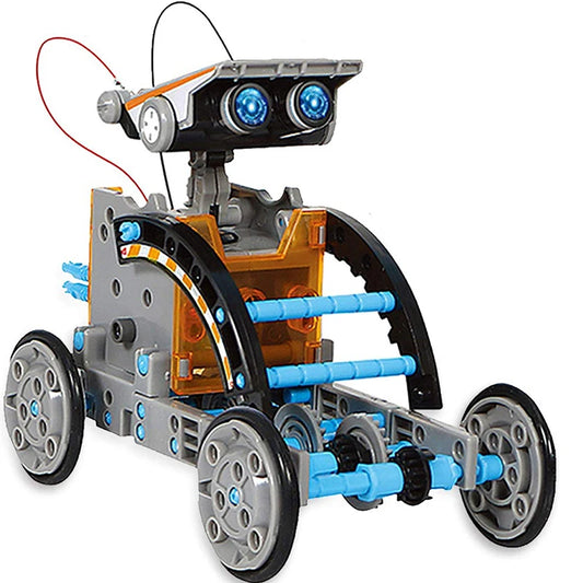 12-in-1 Solar Powered STEM Robot Kit – DIY Educational Toy for Kids - Kidz Garage