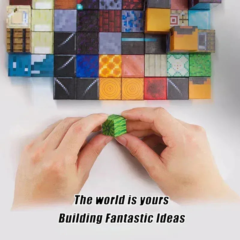 Magnetic Building Blocks – DIY - Sensory & STEM Learning Toy - Kidz Garage