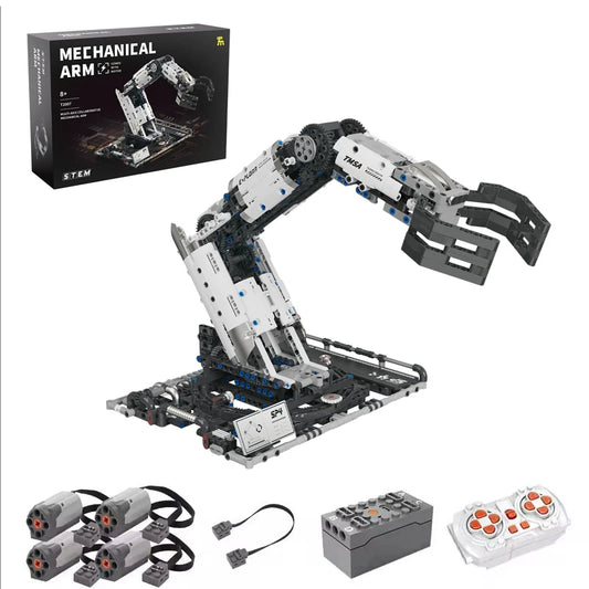 Multi-Axis Programmable Robotic Arm Building Blocks – STEM Learning Kit - Kidz Garage