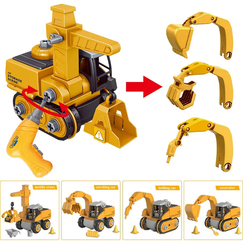 DIY Assembly Construction Kit  – STEM Learning and Imaginative Play - Kidz Garage