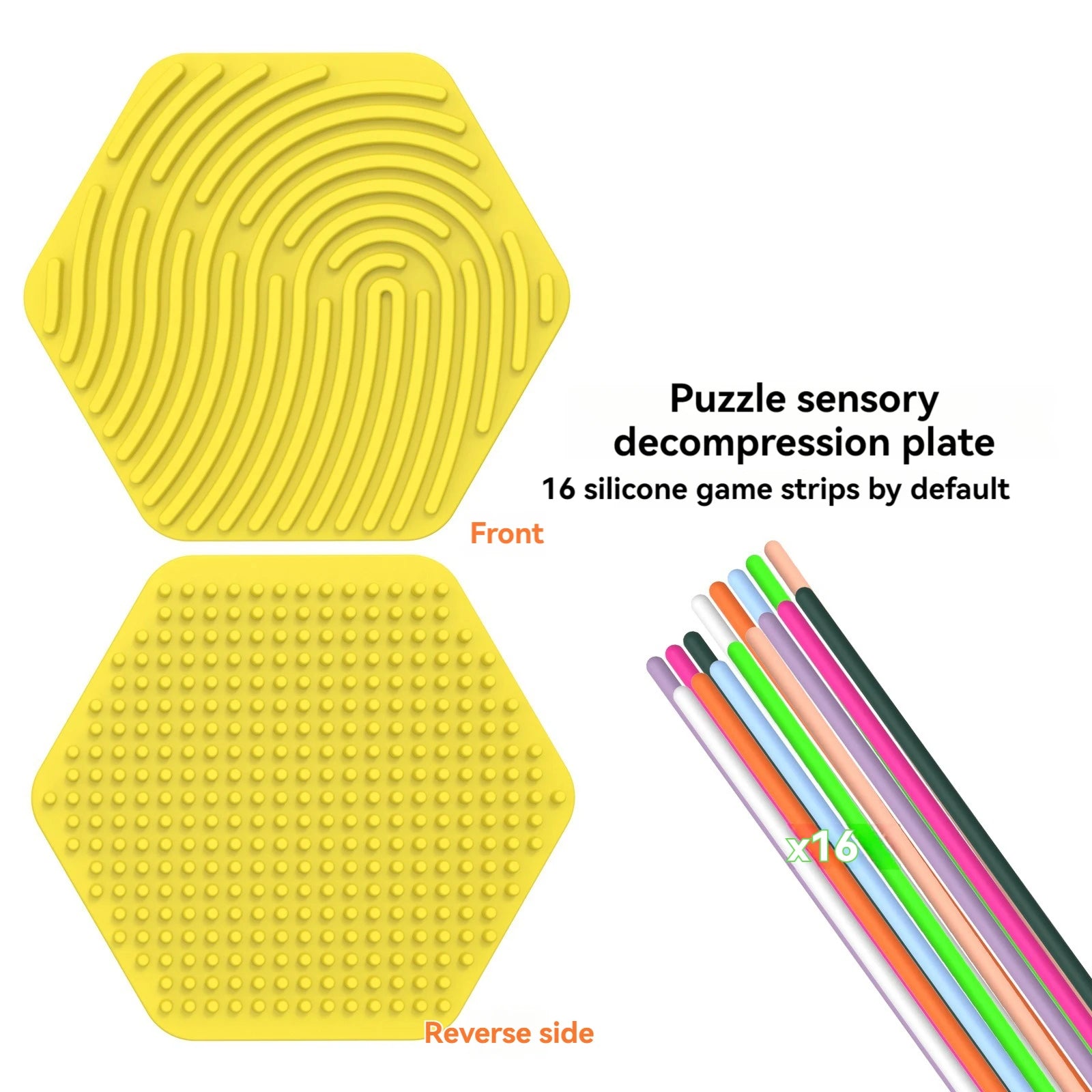 Silicone Sensory Activity Board – Montessori Fidget Toy for Skill Development - Kidz Garage