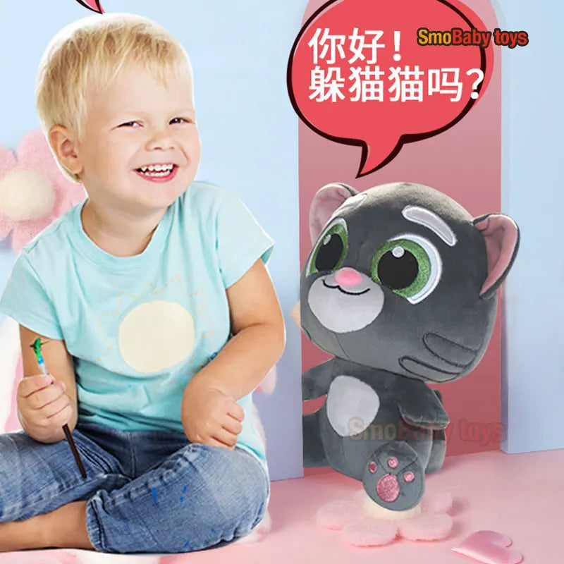Talking Tom & Friends Plush Cat Toy – Repeats What You Say | Learning Toy - Kidz Garage