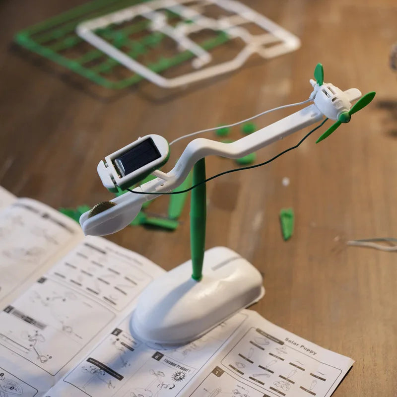 6-in-1 DIY Solar-Powered Robot Kit – Building | STEM Educational Toy for Kids - Kidz Garage