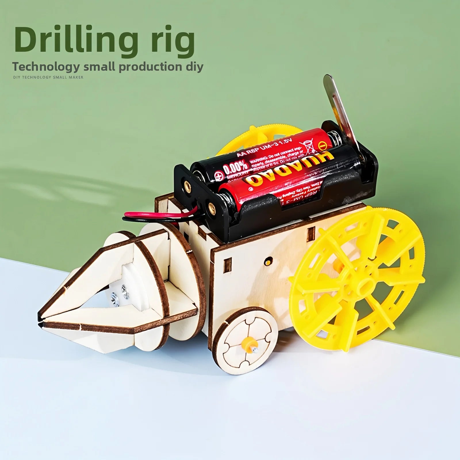 DIY Ground Drilling Robot Car Kit – STEM Educational Model for Kids - Kidz Garage