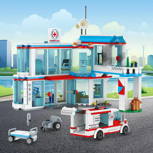 3-in-1 City Hospital Building Blocks Set – STEM tOY - Kidz Garage