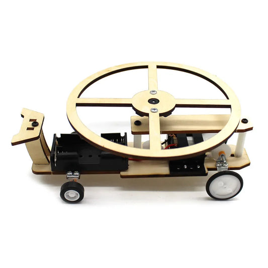 Wooden Helicopter No.1 – DIY Sliding Aircraft Educational Toy Kit for Kids - Kidz Garage