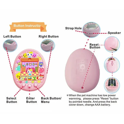 Tamagotchi-Style Virtual - Interactive Digital Pet Toy for Kids - Kidz Garage