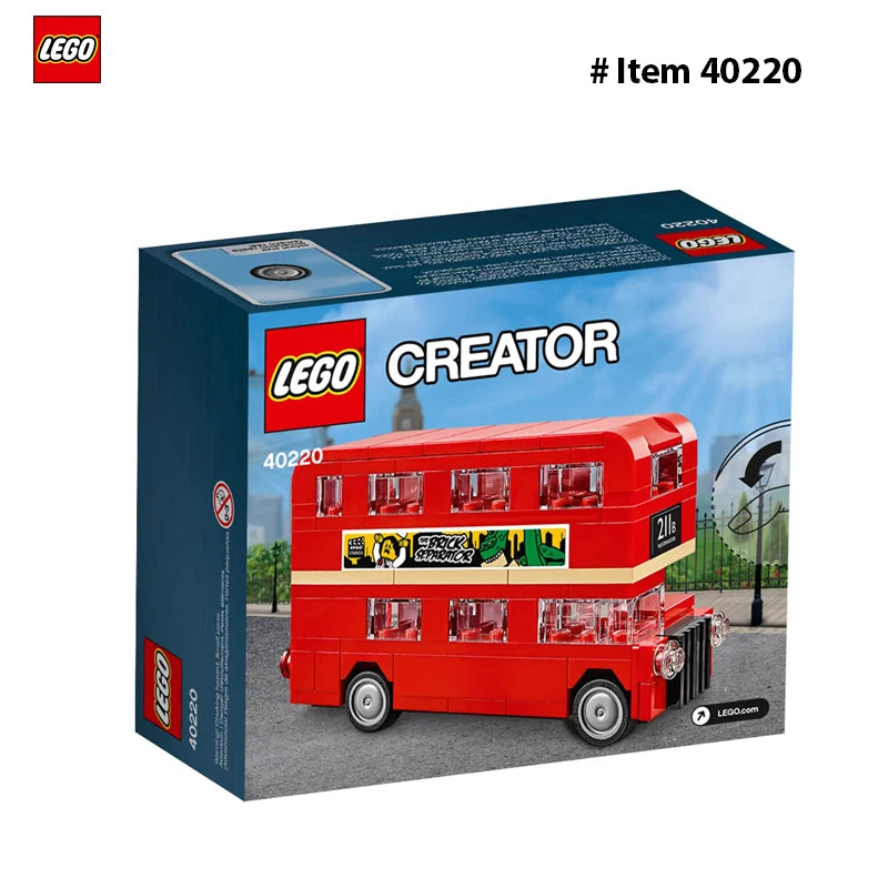 Double Decker London Bus Building Blocks Set – 118-Piece Educational Brick Toy for Kids - Kidz Garage
