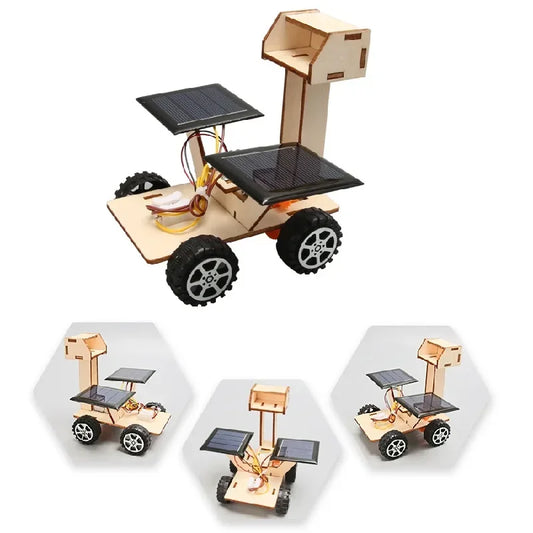 Solar Lunar Exploration Vehicle – DIY Mars Rover Robot STEM Kit for Kids - Kidz Garage