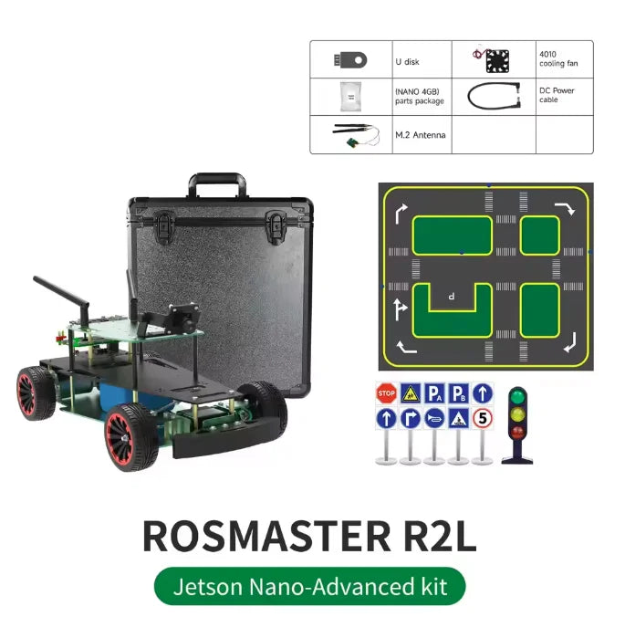 ROS-Enabled Ackermann Steering Robot with AI Model Training & Vision Recognition - Kidz Garage