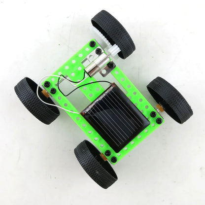 DIY Handmade Assembled Solar Energy Toy Car – Creative Science Physical Gizmo Learning Kit for Kids - Kidz Garage