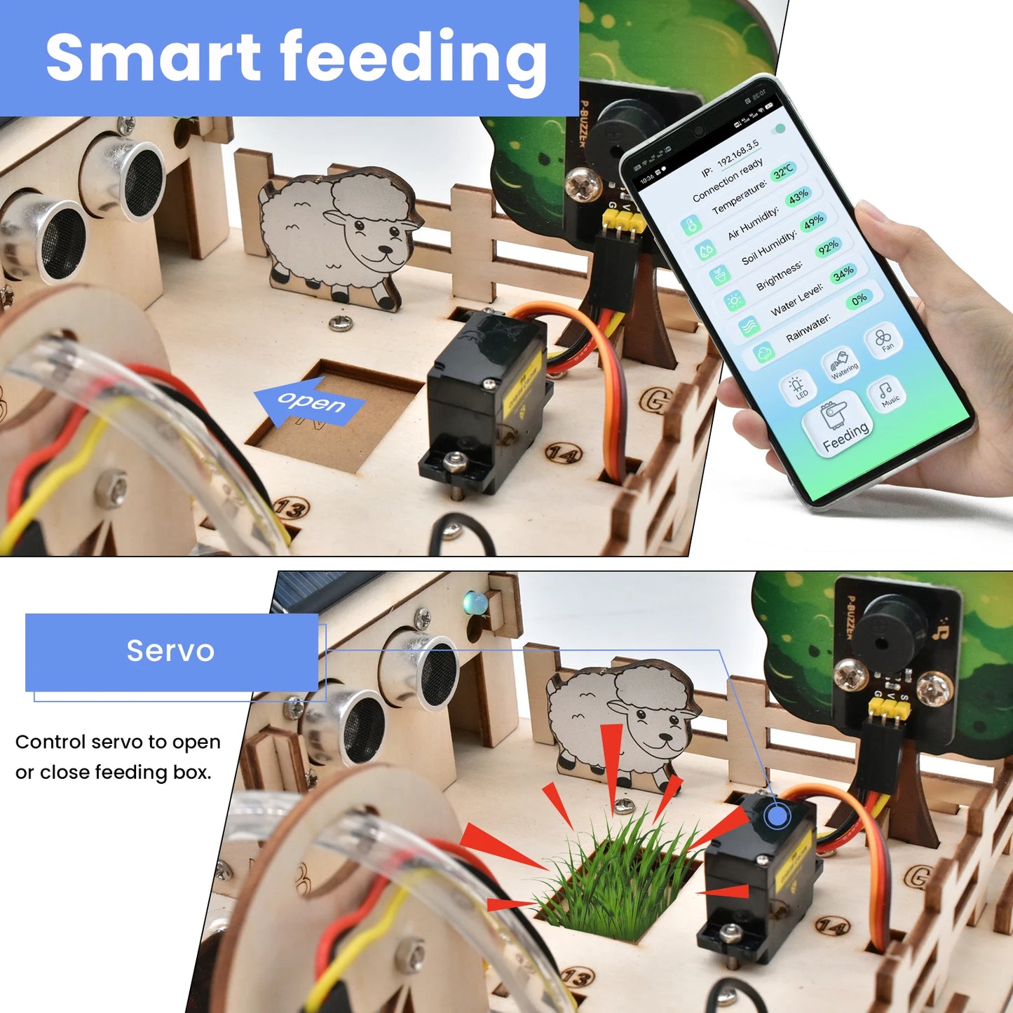 Smart Farm IoT Starter Kit– Graphical Programming STEM DIY Educational Set - Kidz Garage