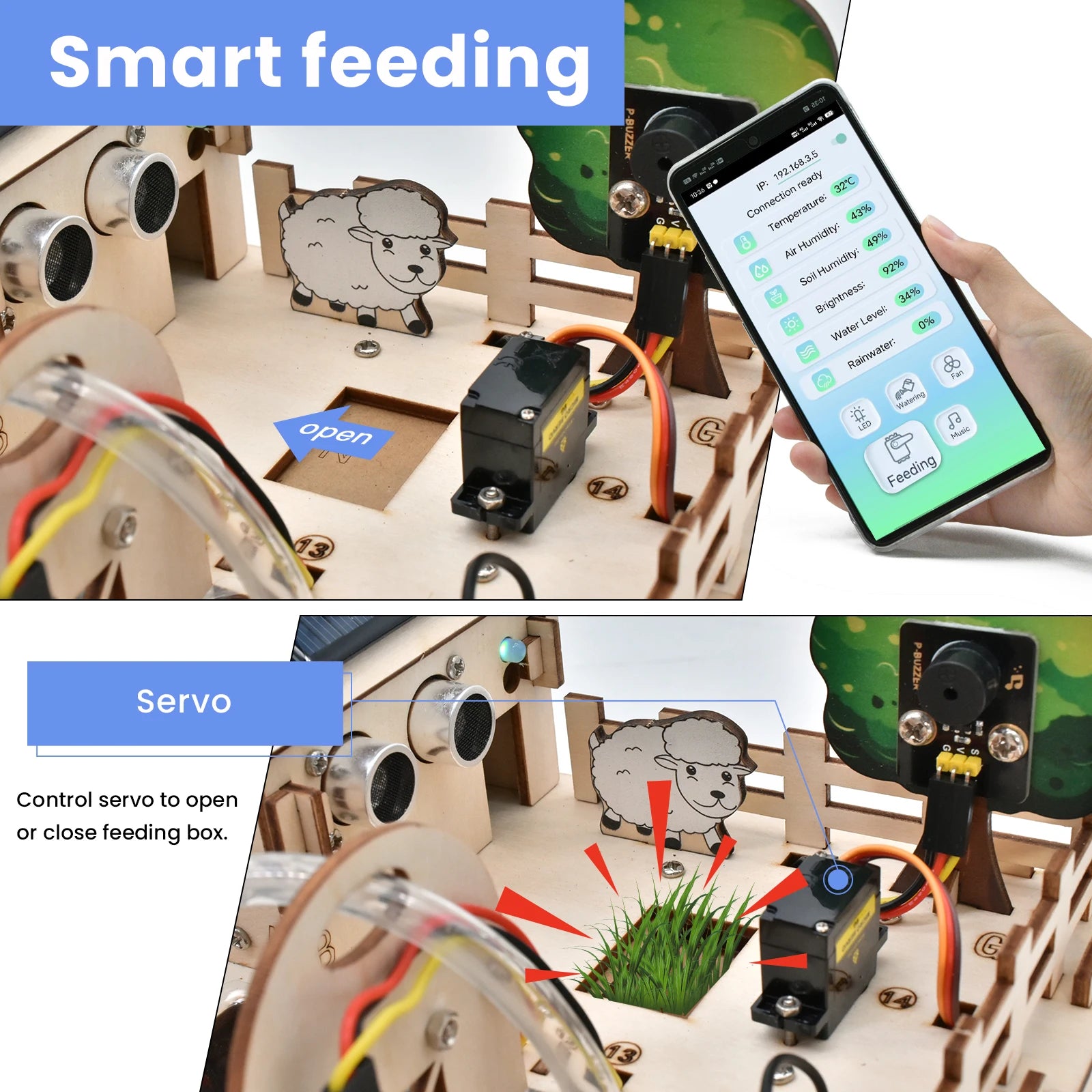 Smart Farm IoT Starter Kit– Graphical Programming STEM DIY Educational Set - Kidz Garage